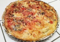 Tarte roquefort et tomates cerise - Laïd B.