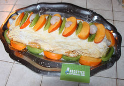 Bûche aux fruits exotiques - Claudine O.