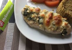 Poulet hasselback épinards féta - Najwa N.