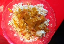 Nouilles au poulet, carotte, curry, mangue - Florian A.