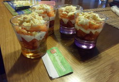 Verrine tomate et saumon  - Lynda T.