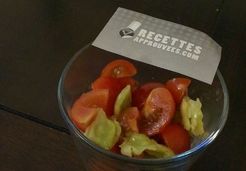 Tomates et ravioles en verrine - Noémie L.