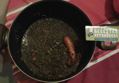 Lentilles et saucisses fumées - AURELIE K.