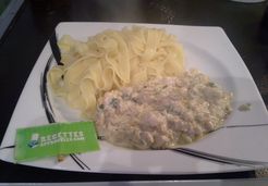 Fettuccine au saumon et Caprice des Anges - Sandra M.