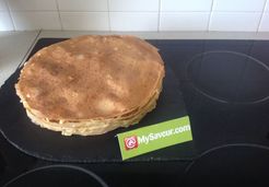 Gâteau aux crêpes et aux poires - Bernadette L.