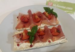 Tartines craquantes au Jambon cru - Isabelle K.