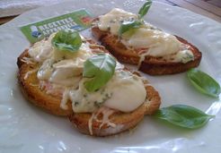 Bruschettas aux 4 fromages  - Anne-sophie P.