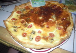 Quiche tomates cerise et roquefort - Marie T.