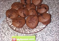 Muffins choco coeur blanc - Delphine H.