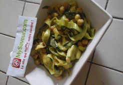 Courgettes, pois chiches et curry - Marie T.