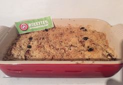 Crumble pomme-poire au muesli  - Adeline A.