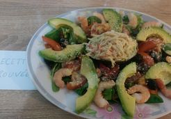 Salade d'avocat aux saveurs du sud - Yassmina E.