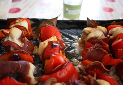 Brochettes de lotte au chorizo - Marina S.