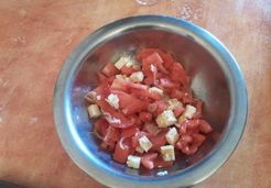 Salade feta tomates - Amel B.