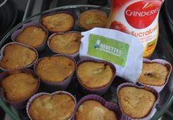 Muffin au coeur de confiture avec Sucralose Canderel - Coralie D.