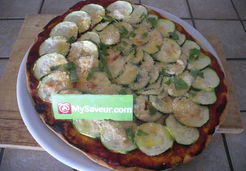 Pizza à la courgette - Lucie O.