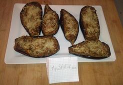 Aubergines farcies façon orientale - Touria K.