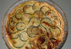 Tarte cheddar et courgettes - Julie M.