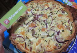 Tarte thon/courgette mozzarella - Christiane C.