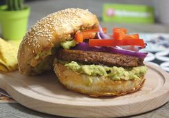 Burger mexicain vegan  - MARQUE REPERE