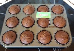 Muffins chocolat Cacolac praliné noisettes - Marion B.