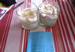 Verrine à l'avocat et au rillettes de saumon - AURELIE K.