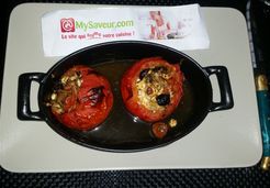 Tomate farcie aubergines  - Fouzia K.