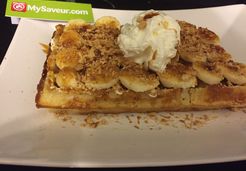 Gaufre façon banoffee - Najwa N.