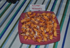 Brochettes de melon - Delphine D.