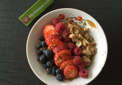 Bowl aux fruits rouges du matin - Laurence D.