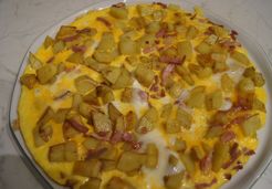 Omelette pommes de terre lardons  - Celine T.