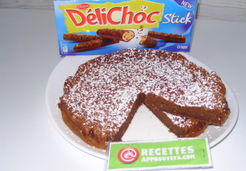 Moelleux au caramel et Délichoc Stick - OLIVIA L.