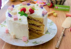 Layer cake citron fraise - 