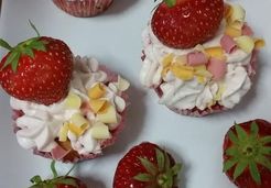 Cupcakes aux fraises  - Mélanie T.
