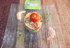 Tartare de crevettes et tomates - MILVIA H.