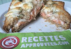 Croques saumon mozzarella  - Adeline A.