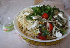 Spaghettis à la mozzarella et aux tomates cerises - Marina S.