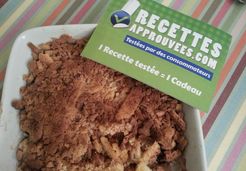 Crumble pomme-poire-chocolat express - Nina F.