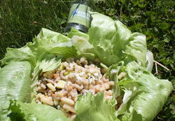 Salade de coquillettes aux poires et roquefort - Marina S.
