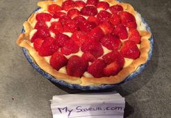 Tarte aux fraises à la crème - Céline B.