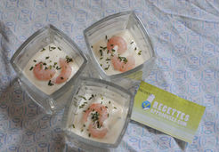 Verrine légère aux crevettes - Laure G.