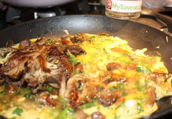 Omelette aux pleurotes - Marina S.