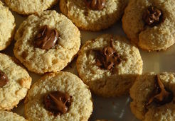 Biscuits coco oeil de Nutella - Raphaelle M.