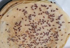 Crêpes aux graines de lin - Adeline A.