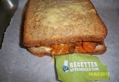 Mes croques Monsieur aux carottes et Vache Qui Rit - Géraldine M.