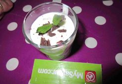 Dessert menthe choco - Christiane C.