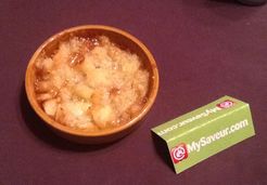 Crumble aux pommes et caramel beurre salé  - Veronique C.