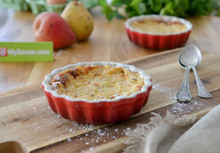 Clafoutis poire rhubarbe - Mamie Nova