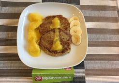 Pancakes mangue banane - Najwa N.