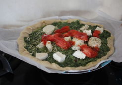 Pizza aux épinards (thermomix) - Marina S.